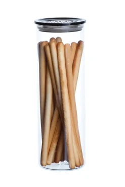 SIMAX Vorratsglas mit Deckel 2000 ml klarglas/ grau