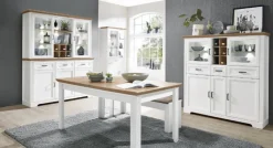 Sitzbank JASMIN inklusive Sitzkissen 126x48x41 cm