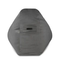 QUARTIER Sitzsack SMOOTH 100 x 85 cm grau
