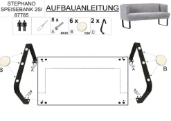 QUARTIER Sofa 2-Sitzer CIRI moosgrün