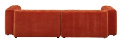 QUARTIER Sofa 2-Sitzer CLUB HOUSE 2-Sitzer aperolrot