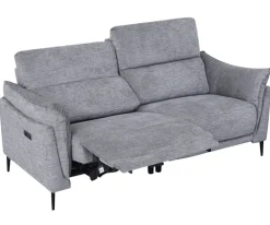 QUARTIER Sofa 3-Sitzer ROBIN hellgrau