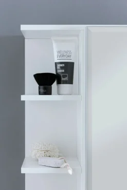 Spiegelschrank 80 x 65 cm weiß