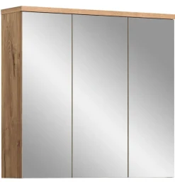 Spiegelschrank GRADO 80 x 75 cm Eiche