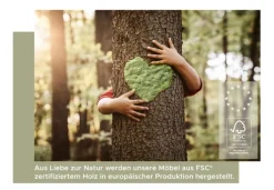 QUARTIER Spiegelschrank LINUS 60 x 70 cm weiß