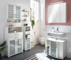 Spiegelschrank LUCA 70 x 75 cm weiß