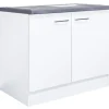 QUARTIER Spülenunterschrank MEGGIE 100 x 85 x 57 cm weiß
