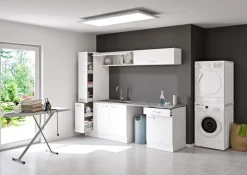 QUARTIER Spülenunterschrank PETE weiß