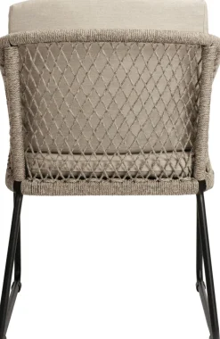 STERN Dining Gartenstuhl ODEA 2er Set schwarz /cremebeige