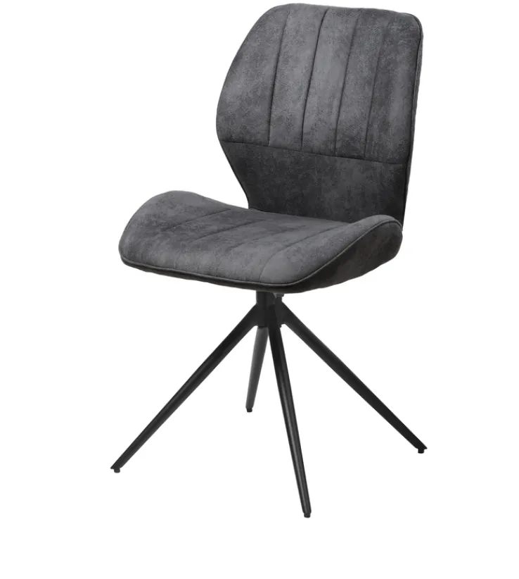 QUARTIER Stuhl VERMONT grau/schwarz