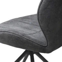 QUARTIER Stuhl VERMONT grau/schwarz