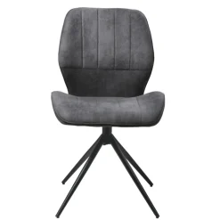 QUARTIER Stuhl VERMONT grau/schwarz