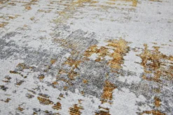 Teppich ALMONTE 120 x 170 cm creme/senfgelb