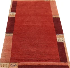 LUXOR living Teppich MANALI 80 x 200 cm rot
