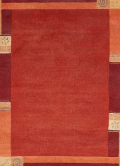 LUXOR living Teppich MANALI 200 x 250 cm rot