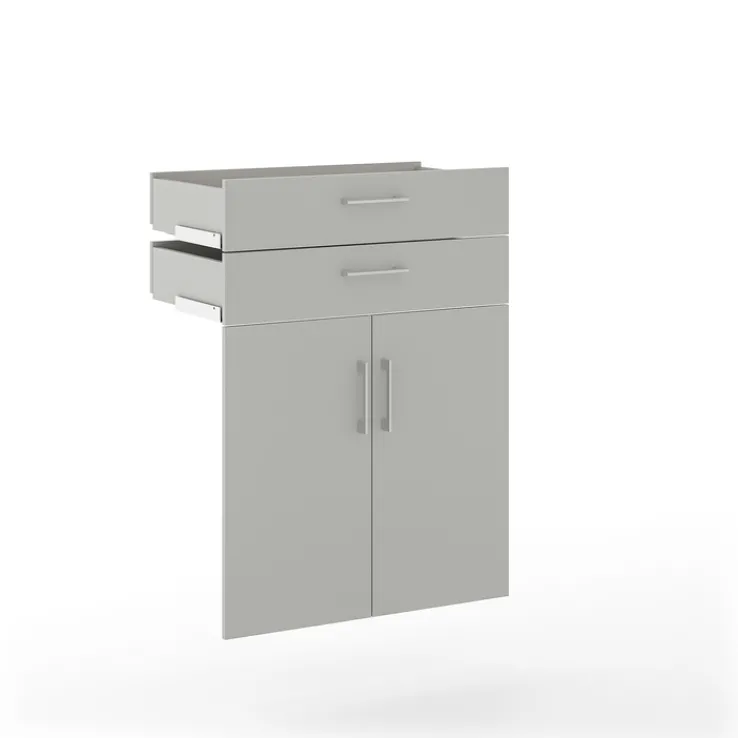 Türen-Schubkasten-Set VARY 77 x 104 cm grau