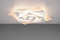 TRIO LED Deckenlampe AKITA 48 x 48 cm weiß