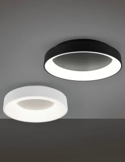 TRIO LED Deckenlampe GIRONA 60 cm schwarz