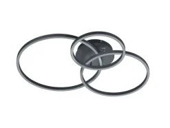 TRIO LED Deckenlampe WINONA 60 x 78 cm schwarz