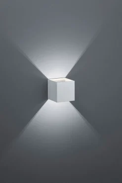 TRIO LED Wandlampe LOUIS alufarbig