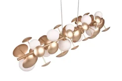 TRIO Retrofit Balkenpendel TRS BUBBLE 100 cm goldfarbig