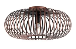 TRIO Retrofit Deckenlampe JOHANN braun