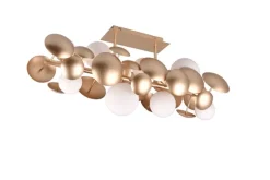 TRIO Retrofit Deckenlampe TRS BUBBLE 76 cm goldfarbig