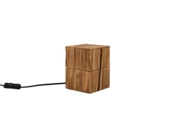 TRIO Retrofit LED Tischlampe TREASURE 12 x 12 cm naturfarbig