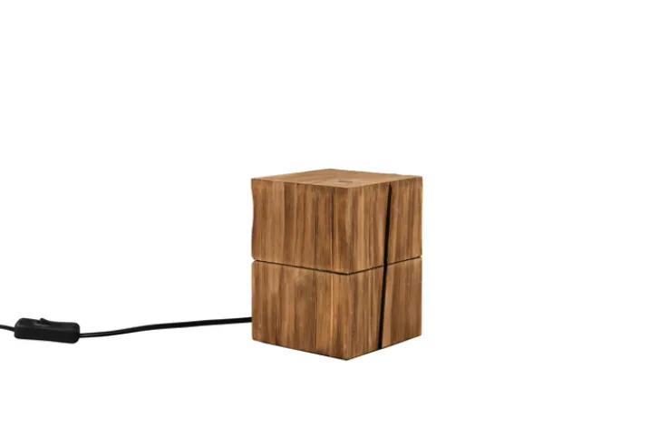 TRIO Retrofit LED Tischlampe TREASURE 12 x 12 cm naturfarbig