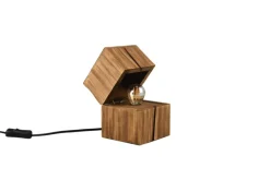 TRIO Retrofit LED Tischlampe TREASURE 12 x 12 cm naturfarbig