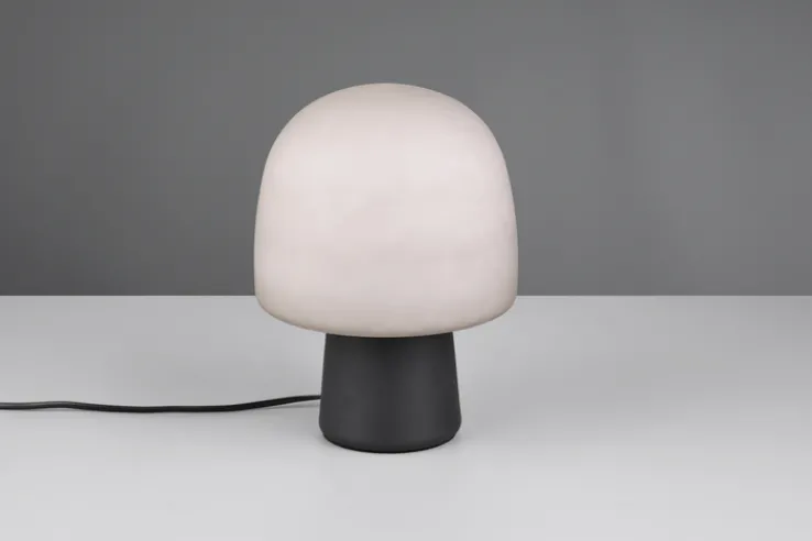 TRIO Retrofit Tischlampe STEEN 27 cm schwarz