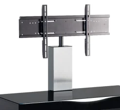 TV-Säule Stahl gebürstet ca. 20 x 88 x 11 cm