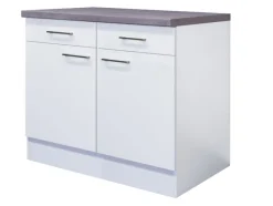 QUARTIER Unterschrank NEO US100 100 x 86 x 57 cm weiß