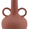 Vase 29 cm mattrot