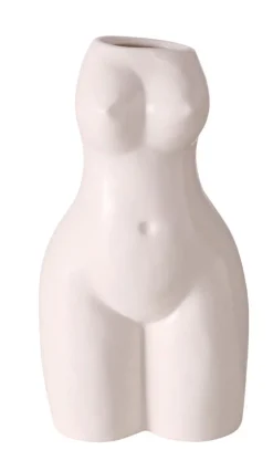 Vase AURICE 17 cm weiß