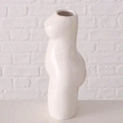 Vase AURICE 17 cm weiß