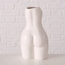 Vase AURICE 17 cm weiß