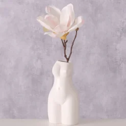 Vase AURICE 17 cm weiß