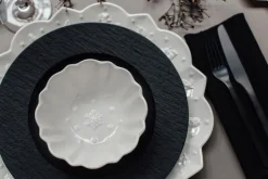 Villeroy & Boch Frühstücksteller MANUFACTURE ROCK 22,5 cm Porzellan grau/schwarz