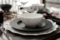 Villeroy & Boch Frühstücksteller MANUFACTURE ROCK 22,5 cm Porzellan grau/schwarz