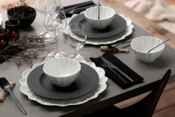 Villeroy & Boch Frühstücksteller MANUFACTURE ROCK 22,5 cm Porzellan grau/schwarz