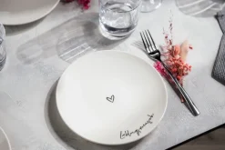 Villeroy & Boch Frühstücksteller STATEMENT LIEBLINGSMENSCH 21 cm Porzellan weiß