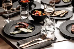 Villeroy & Boch Kombiservice MANUFACTURE ROCK 20-teilig schwarz
