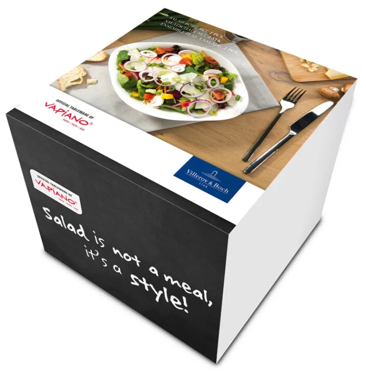 Villeroy & Boch Salatschale VAPIANO 2er Set weiß