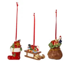 Villeroy & Boch Weihnachtsbaumschmuck Geschenke NOSTALGIC ORNAMENTS 3-teilig