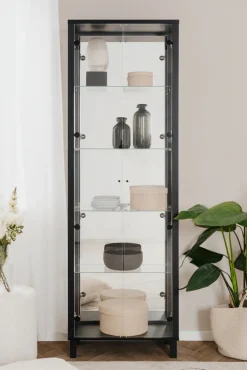 Vitrine ALBI 62 x 189 cm schwarz