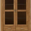 Vitrine LOFT 144 x 206 cm Eiche braun