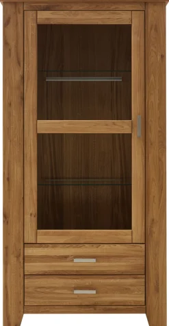 Vitrine LOFT I 104 x 206 cm Eiche braun