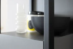 Vitrine LUXOR 40 x 178 cm Royal grau/ anthrazit