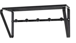 Wandgarderobe 45 x 20 cm Schwarz